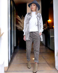 Pull chic col cheminé