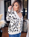 Cardigan double sens léo