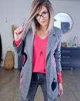 Veste tags en chevron