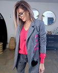 Veste tags en chevron