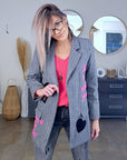 Veste tags en chevron