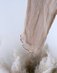 Robe Sharon bi-matière beige