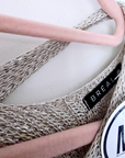 Pull ajouré argenté - 𝐌𝐚𝐫𝐢𝐧𝐚𝟒𝟒𝐟𝐚𝐦𝐢𝐥𝐲