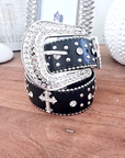 Ceinture noire avec croix - ๐๐๐ซ๐ข๐ง๐๐๐๐๐๐ฆ๐ข๐ฅ๐ฒ