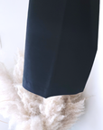 Pantalon chic noir à jambes larges