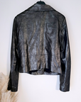 Perfecto cuir noir argenté - 𝐌𝐚𝐫𝐢𝐧𝐚𝟒𝟒𝐟𝐚𝐦𝐢𝐥𝐲