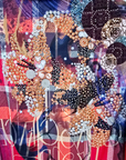 Veste cintrée à carreaux et strass - 𝐌𝐚𝐫𝐢𝐧𝐚𝟒𝟒𝐟𝐚𝐦𝐢𝐥𝐲