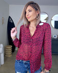 Chemise zébrée fuchsia - 𝐌𝐚𝐫𝐢𝐧𝐚𝟒𝟒𝐟𝐚𝐦𝐢𝐥𝐲