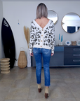 Cardigan double sens léo