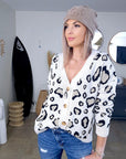Cardigan double sens léo