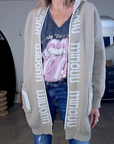 Gilet tags en maille