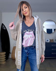 Gilet tags en maille
