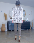 Veste fourrure sans manche
