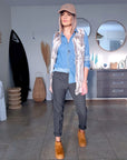 Veste fourrure sans manche