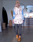 Veste fourrure sans manche