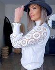 Pull chic col cheminé