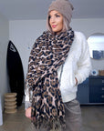 Bonnet velours beige
