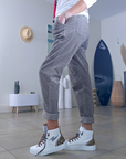 Pantalon jogg velours