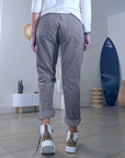 Pantalon jogg velours
