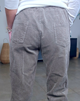 Pantalon jogg velours