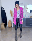 Veste velours côtelé à tags