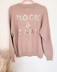 Pull beige rock & love