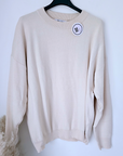 Sweat maille rock&love beige clair