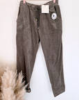 Pantalon jogg velours