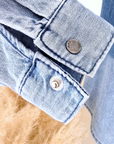 Chemise fine en denim