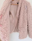 Manteau bouclette beige