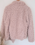 Manteau bouclette beige