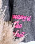 Veste tags en chevron