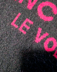 Pull cœur fuchsia