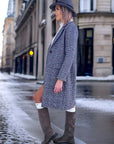Manteau à carreaux - 𝐌𝐚𝐫𝐢𝐧𝐚𝟒𝟒𝐟𝐚𝐦𝐢𝐥𝐲
