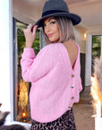 Cardigan bonbon double sens