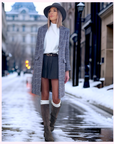 Manteau à carreaux - 𝐌𝐚𝐫𝐢𝐧𝐚𝟒𝟒𝐟𝐚𝐦𝐢𝐥𝐲