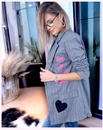 Veste tags en chevron