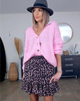 Cardigan bonbon double sens