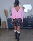 Cardigan bonbon double sens