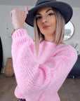 Cardigan bonbon double sens
