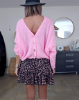 Cardigan bonbon double sens