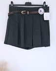 Jupe-short gris anthracite