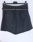 Jupe-short gris anthracite