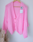 Cardigan bonbon double sens