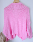 Cardigan bonbon double sens