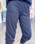 Jogg en maille noir