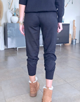 Jogg en maille noir