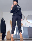 Jogg en maille noir