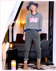 Pantalon jogg velours