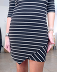 Robe marin asymétrique
